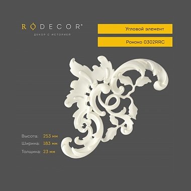 Угловой элемент RODECOR 0302RRC правый