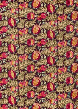 Ткань Sanderson Caspian Cantaloupe Velvet Cherry/Alabaster 226635 (шир.1,33)