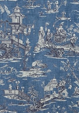 Ткань Thibaut Dynasty Cheng Toile F975465 (шир.137 см)
