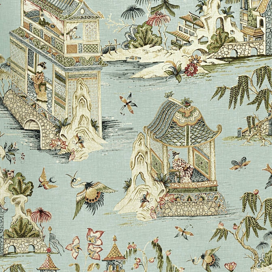 Ткань Thibaut Grand Palace Fabric F913617