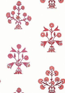 Обои Thibaut Ceylon Indian Flower T10667 (0,69*8,22)