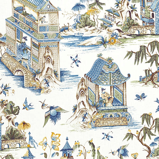 Ткань Thibaut Grand Palace Fabric F913613