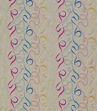 Ткань Osborne&Little Manarola Lerici Teal/Lemon/Raspberry F7179-02 (шир.129 см)