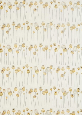 Ткань Sanderson Poppy Pods - Sienna/Dove 226430 (шир. 1,39)