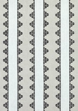 Ткань Thibaut Paramount Dhara Stripe Beige and Black F92939 (шир.132 см)