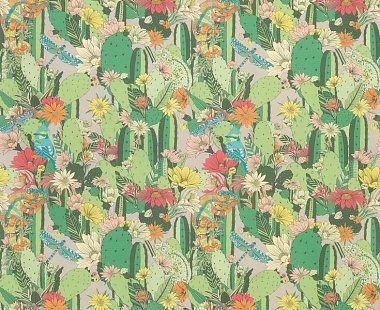 Ткань Matthew Williamson Deya Cactus Garden F7247-03 (шир.140 см)