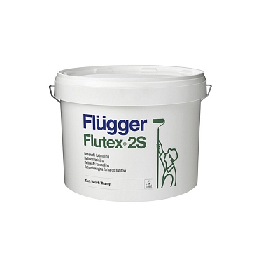 Краска FLUGGER Flutex 2S White для потолков 76734 латексная (0,75л)