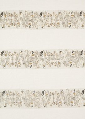 Ткань Sanderson Pressed Flowers - Sable/Corn 236555 (шир. 1,385)