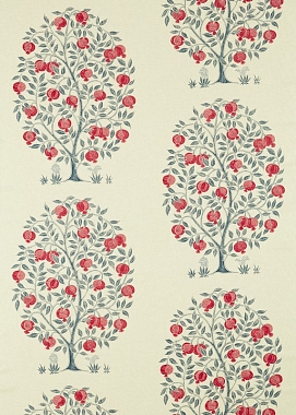 Ткань Sanderson Caspian Anaar Tree Blueberry 226629 (шир.1,42)