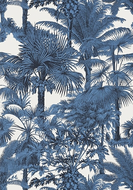 Обои Thibaut Tropics Palm Botanical T10100 (0,69*8,22)