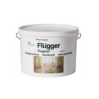 Краска FLUGGER Fluganyl Acrylic Floor Paint для пола 14368 акриловая база 1  (2,8л)