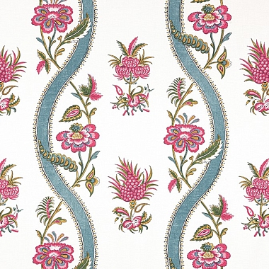Ткань Thibaut Indienne Ribbon Floral F936426 (шир.136 см)