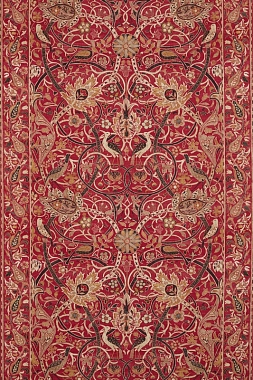 Ткань Morris Archive IV The Collector Bullerswood Paprika/Gold 226392 (шир. 140 cm)