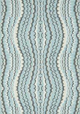 Ткань Thibaut Paramount Ebru Embroidery Aqua W72983 (шир.129 см)
