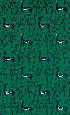 Ткань Zoffany Icons Deco Deer Velvet 322673  (ш. 131.5)