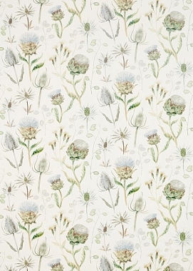 Ткань Sanderson Thistle Garden - Mist/Pebble 226421 (шир. 1,40)