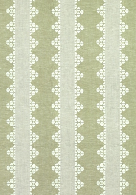 Ткань Thibaut Paramount Dhara Stripe Green F92937 (шир.132 см)