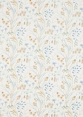 Ткань Sanderson Summer Harvest - Cornflower/Wheat 226434 (шир. 1,40)