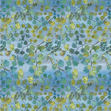 Ткань Designers Guild Palme Botanique Giardino Segreto Outdoor Cornflower FDG2880/01 150 cm