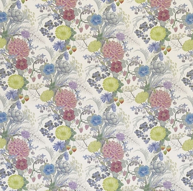 Ткань Osborne&Little Manarola Carlotta Aqua/Lemon/Blush F7177-01 (шир.142 см)