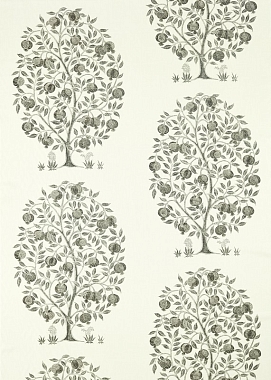 Ткань Sanderson Caspian Anaar Tree Charcoal 226630 (шир.1,42)