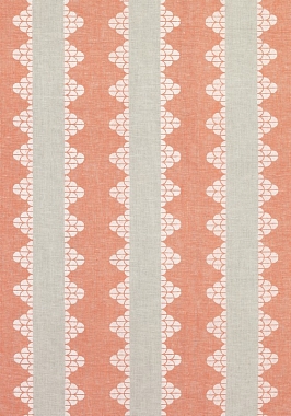 Ткань Thibaut Paramount Dhara Stripe Orange F92936 (шир.132 см)