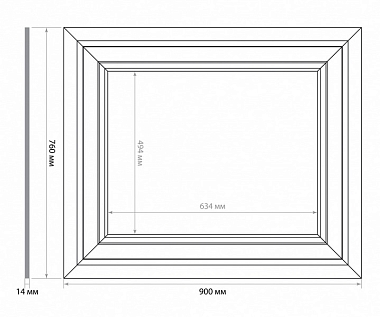 Стеновая панель UltraWood DIY набор, арт. SET 002-7690 (760 х 900 х 14мм.)