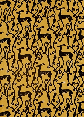 Ткань Zoffany Icons Deco Deer 333017  (ш. 134)